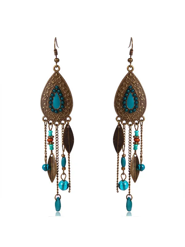 Premium Vintage Tassel Drop Earrings