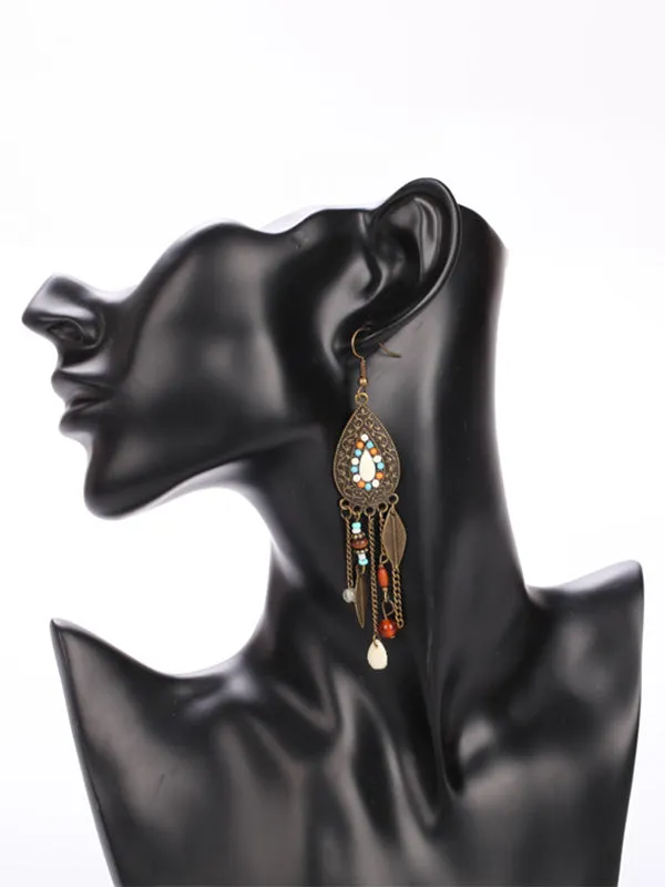 Premium Vintage Tassel Drop Earrings