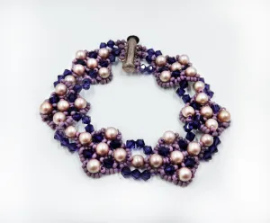 Purple Pearl Bracelet