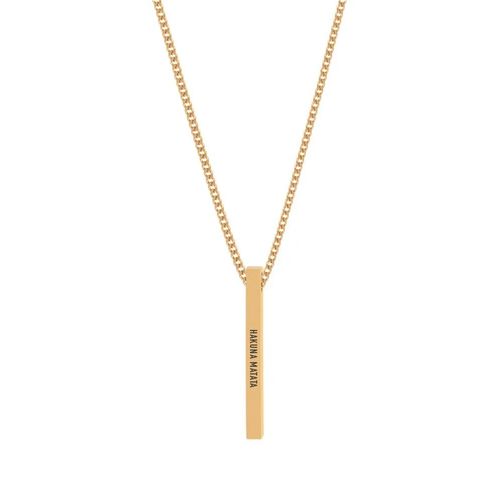 "HAKUNA MATATA" NECKLACE