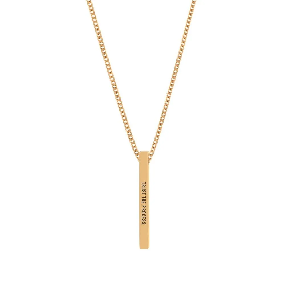 "TRUST THE PROCESS" NECKLACE