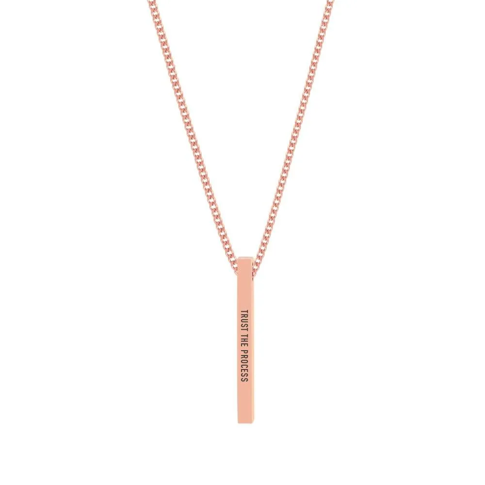 "TRUST THE PROCESS" NECKLACE