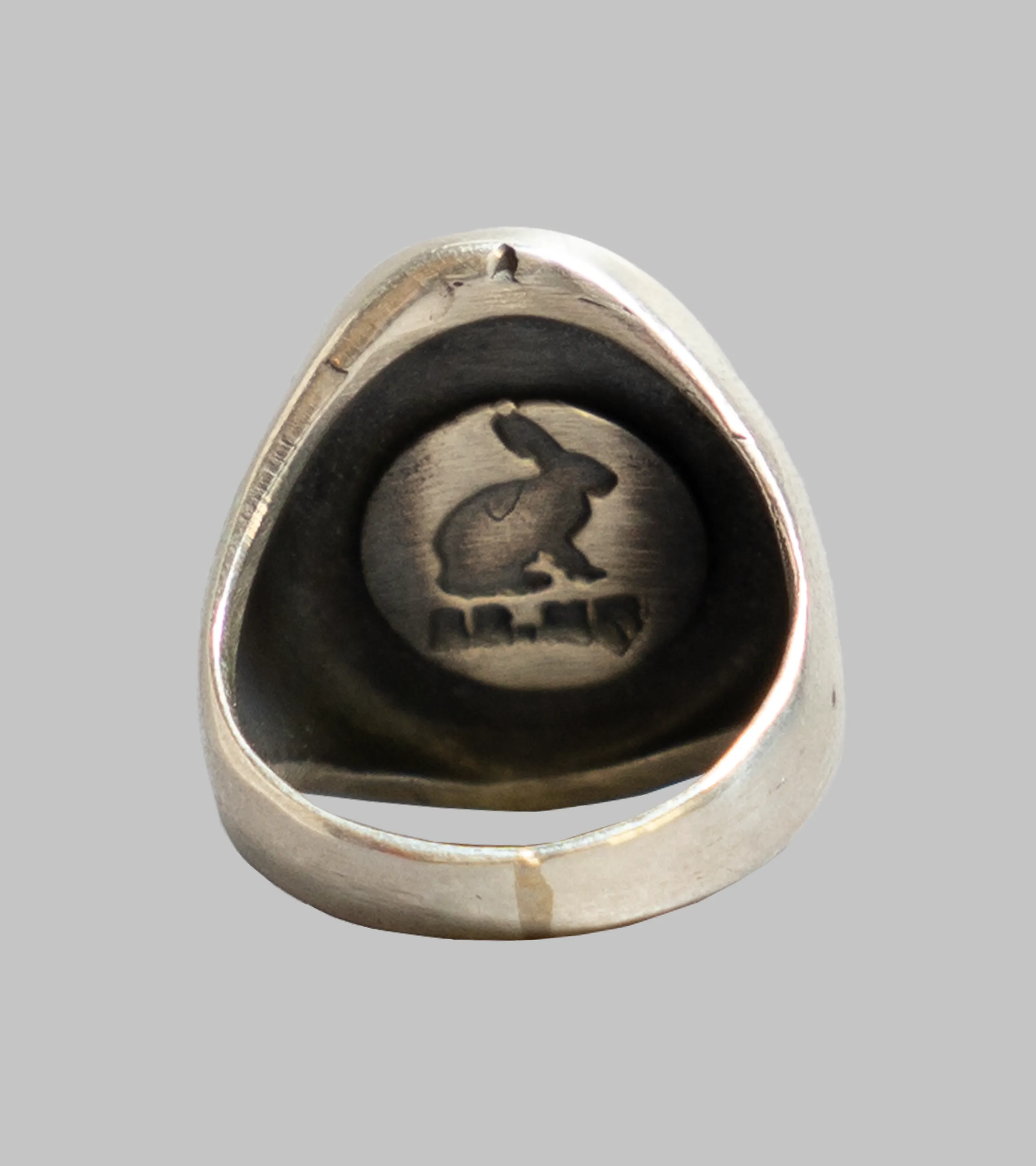 Red Rabbit Large Signet Stone Rings #4 /US6