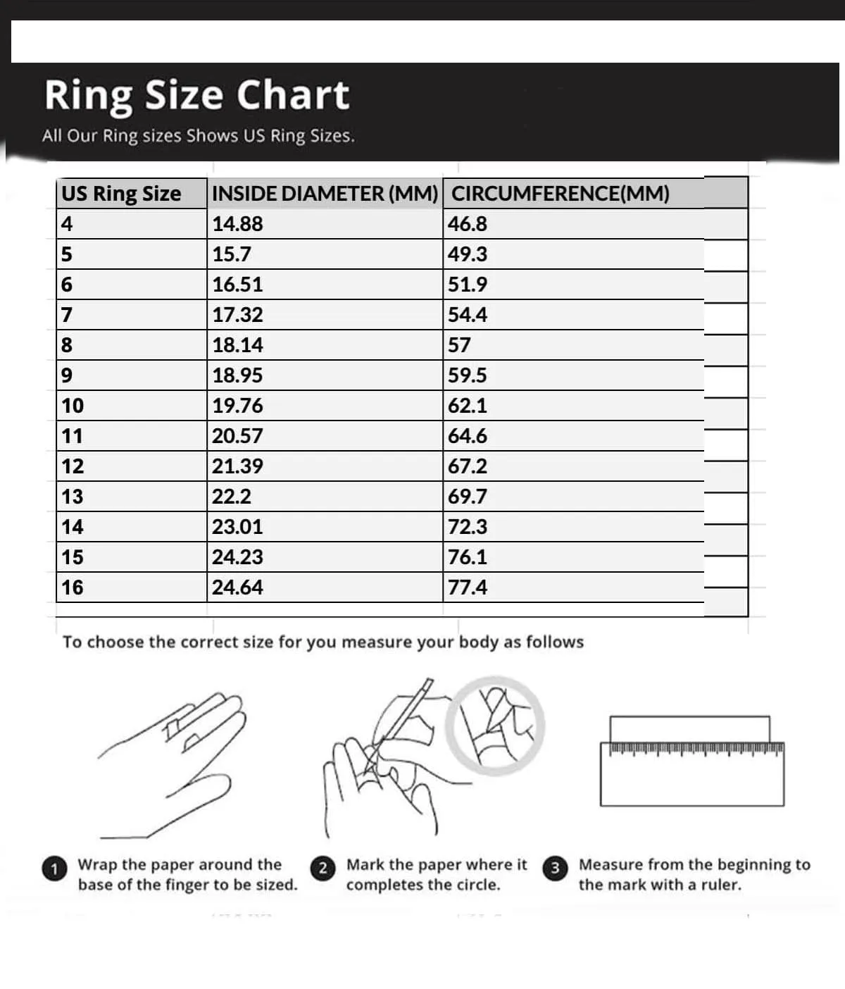 Red Stone  Square Signet Rings for Men