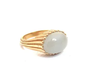 Ridge Aquamarine Ring