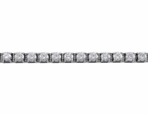 Rivière 14kt White Gold 4.63ctw Diamond Tennis Bracelet