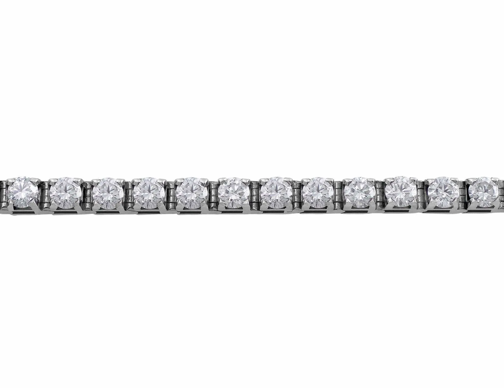 Rivière 14kt White Gold 4.63ctw Diamond Tennis Bracelet