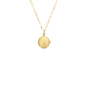 Roberto Coin 18k Gold Diamond Accent Locket On Chain
