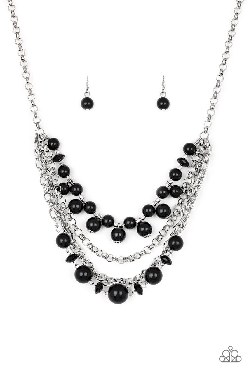 Rockin Rockette Black Paparazzi Necklace