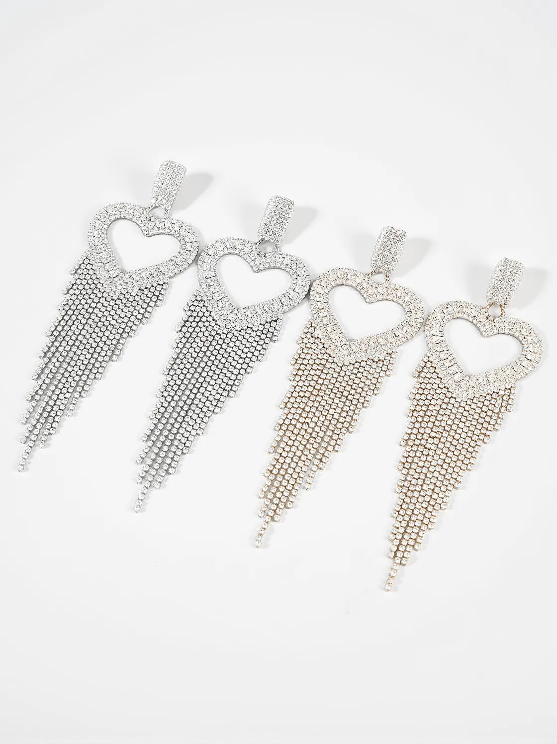 Rory Heart Tassel Earrings