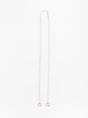 rose gold square link chain