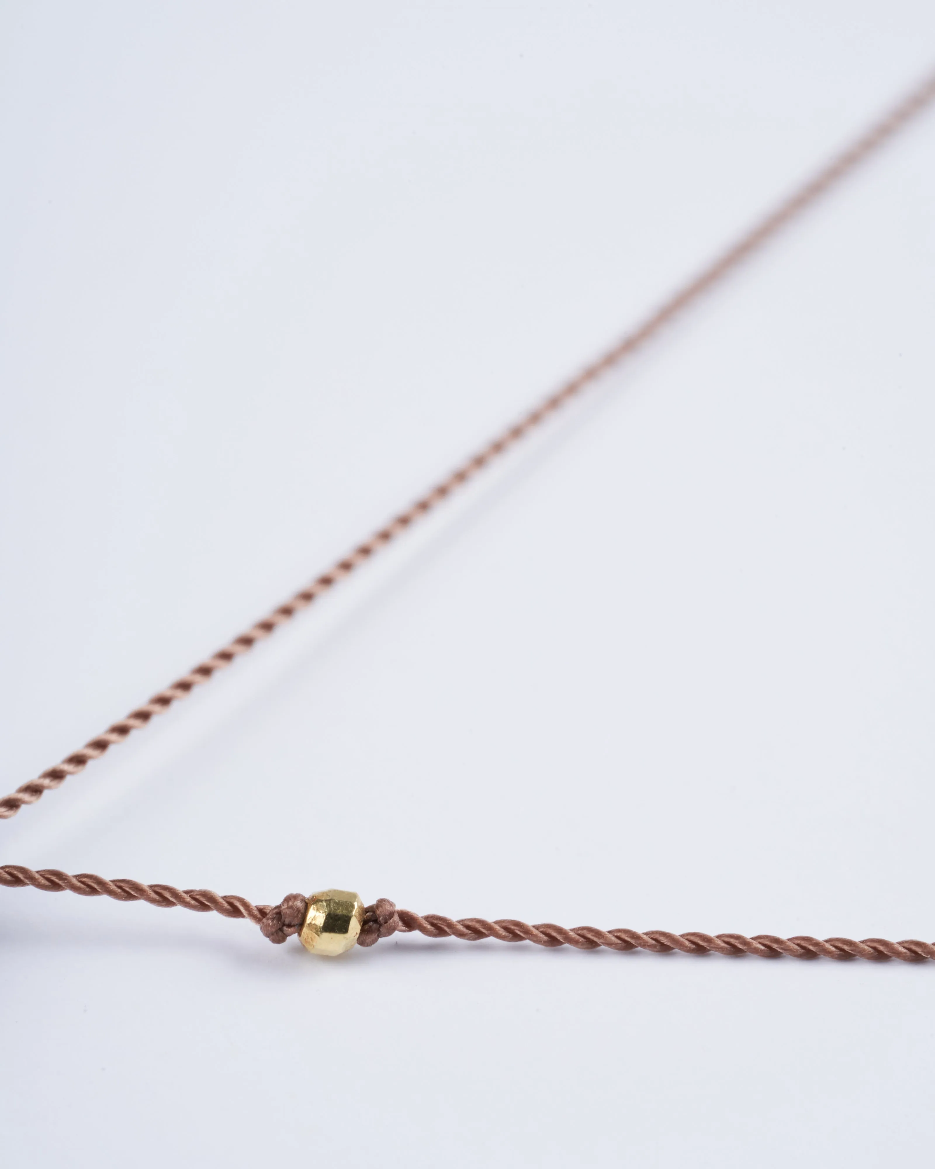 rose quartz and opal 18k gold necklace - pink