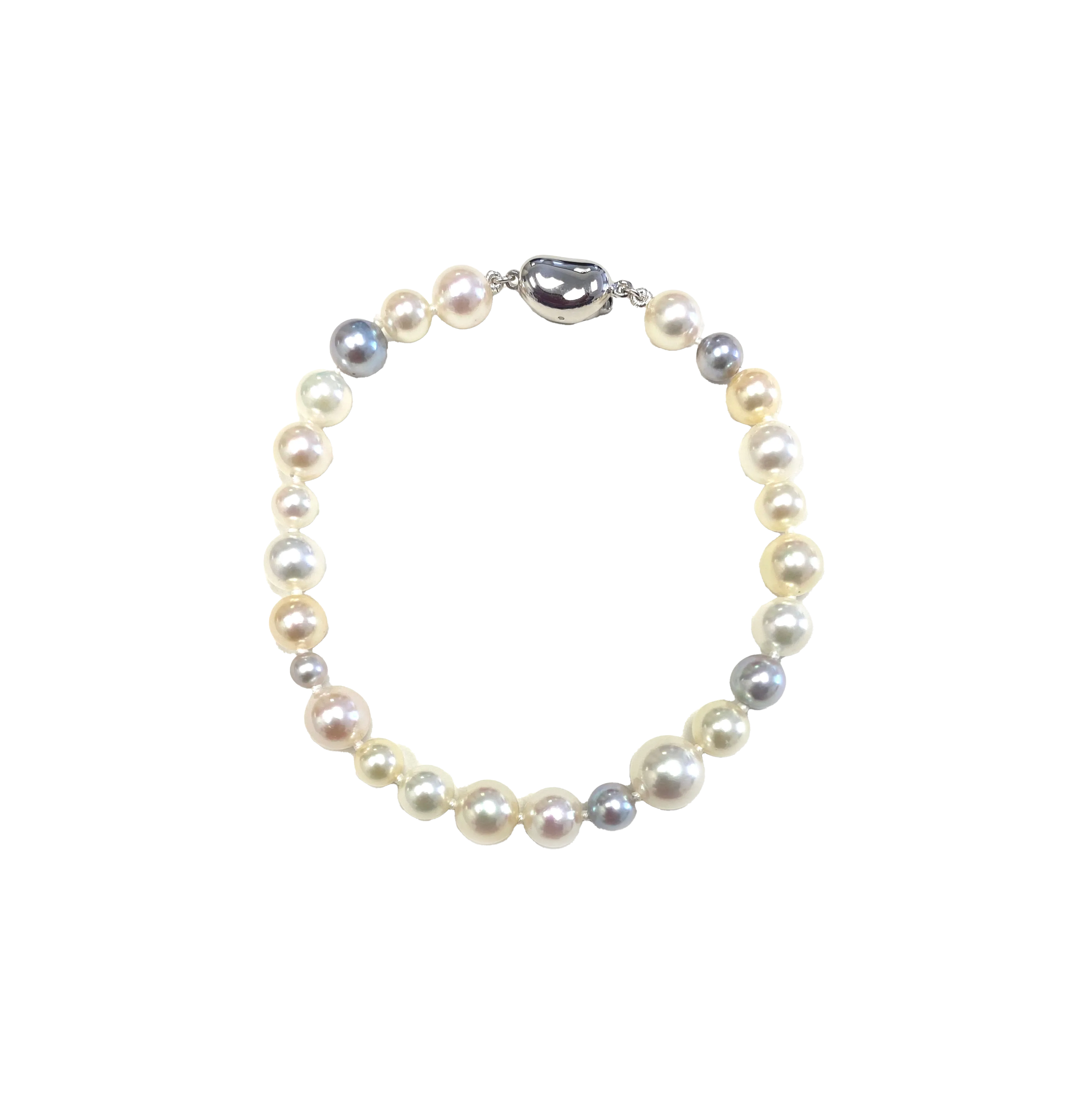 Sabel Collection Multicolored Akoya Pearl Bracelet