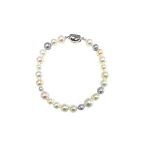 Sabel Collection Multicolored Akoya Pearl Bracelet