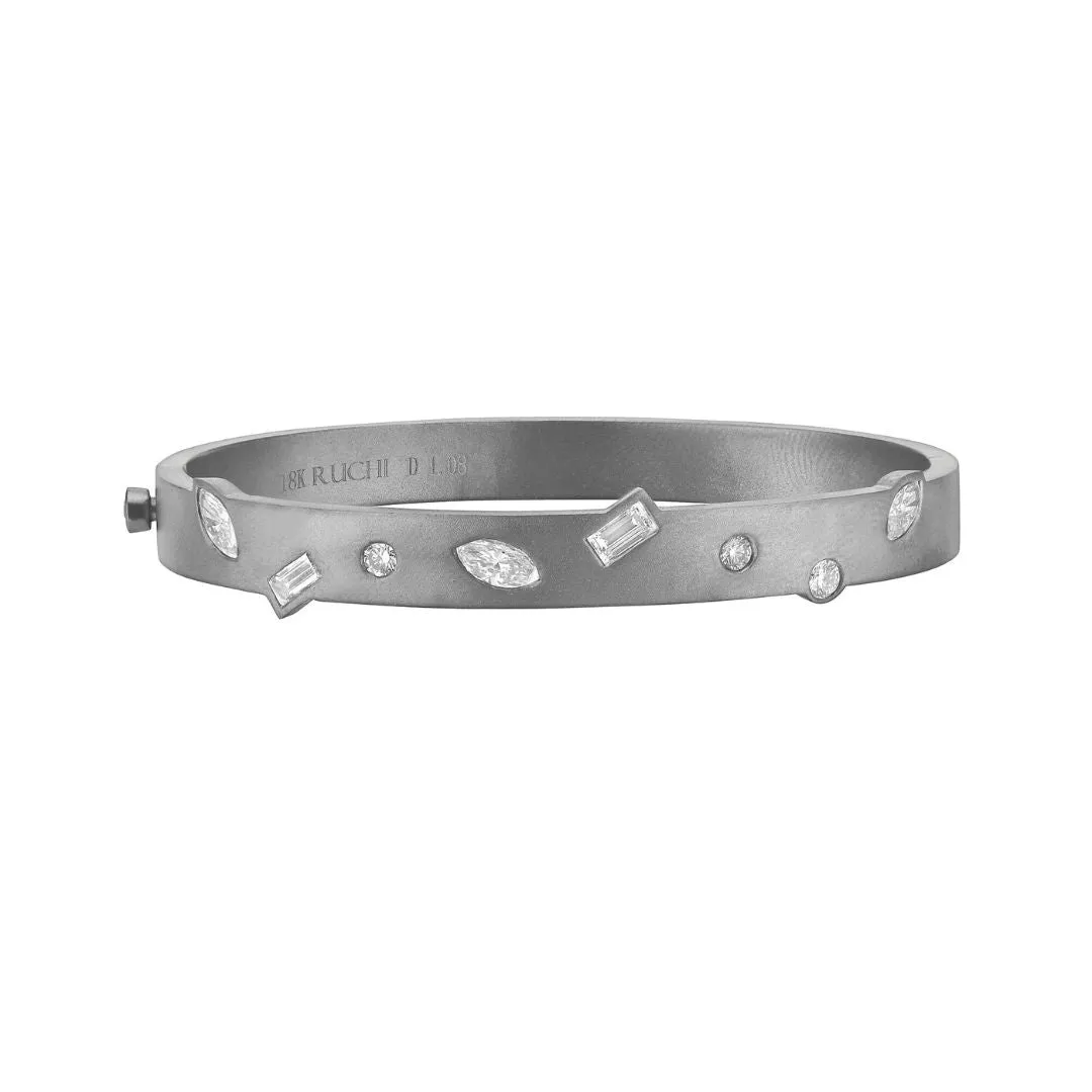 Sable Noir Mistral Diamond Bangle