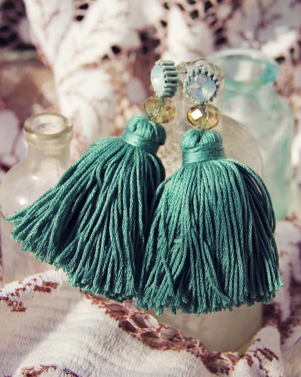 Sage Boom Earrings
