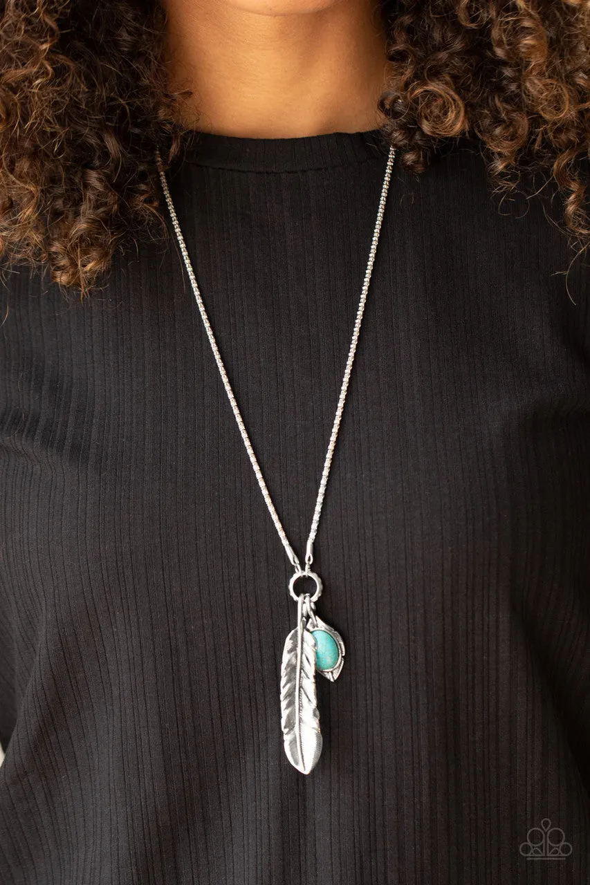 Sahara Quest Blue Paparazzi Necklace