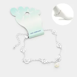 Sand Dollar Anklet