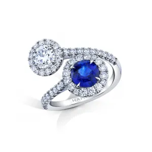 Sapphire & Diamond Ring