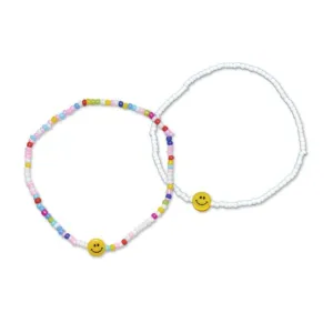Seed Bead Smile Anklet