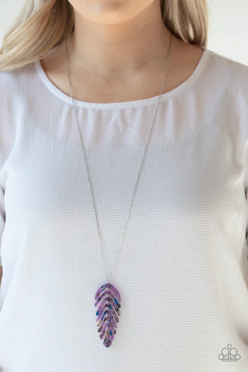 She QUILL Be Loved Purple Paparazzi Necklace