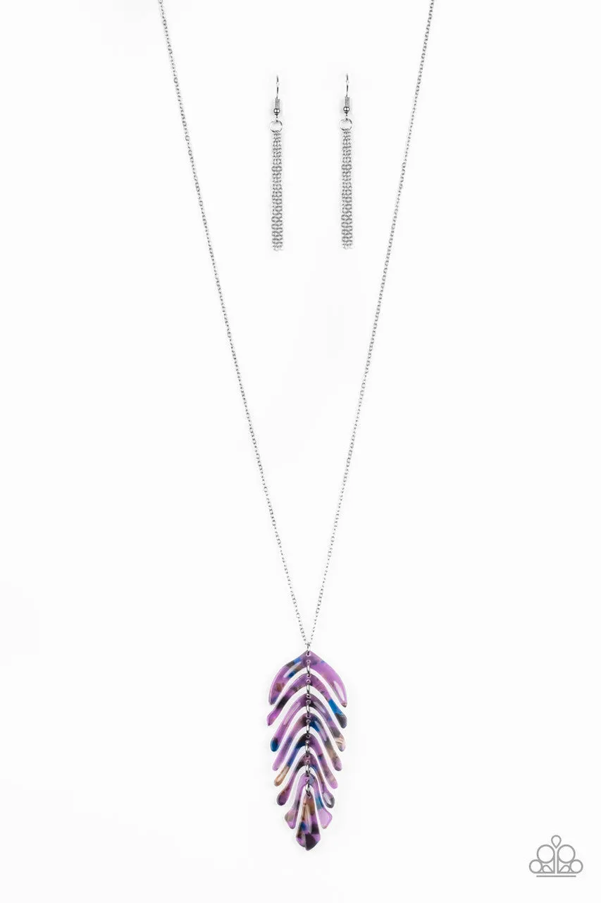 She QUILL Be Loved Purple Paparazzi Necklace