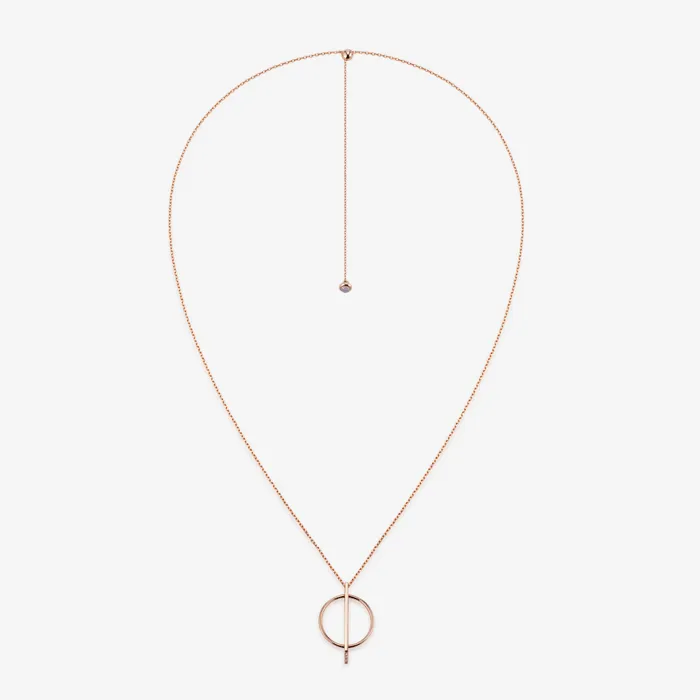 Signature. D Gold Necklace JDRNRTS444S