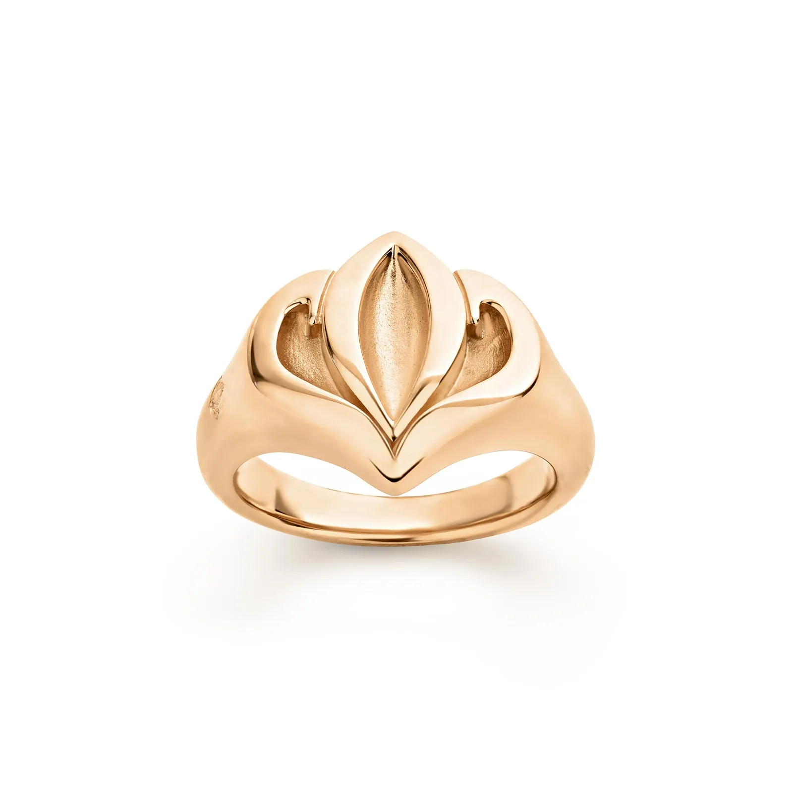 Signet Ring Medium – 18K Rose Gold Vermeil
