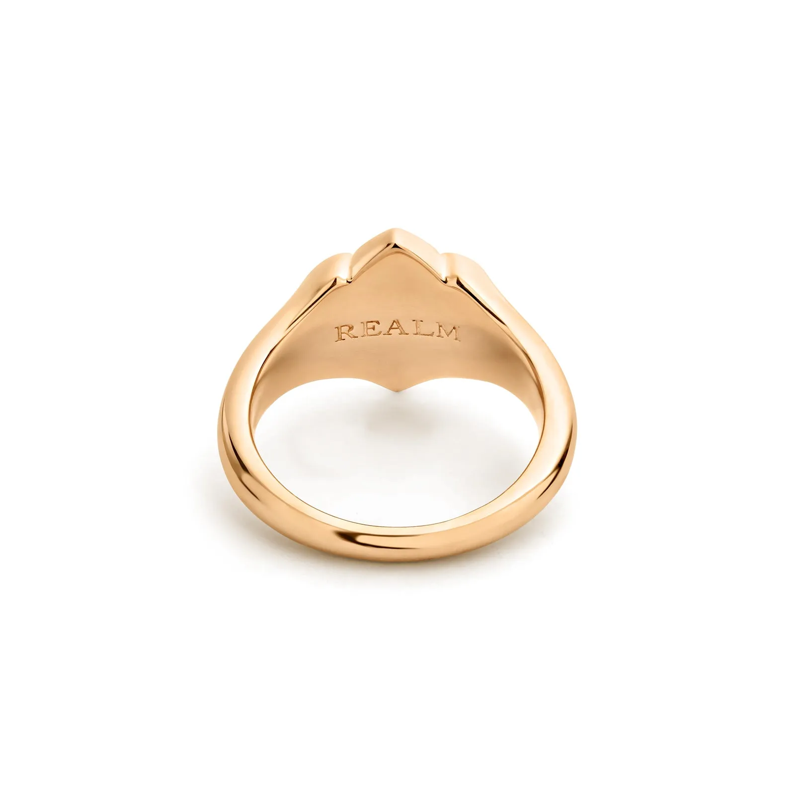 Signet Ring Small – 18K Rose Gold Vermeil
