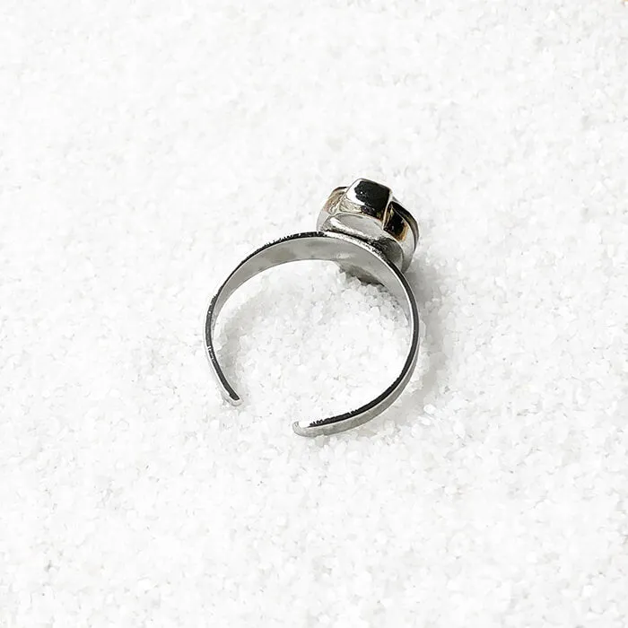 Silver Night Cocktail Ring