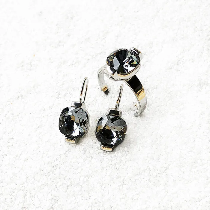 Silver Night Cocktail Ring