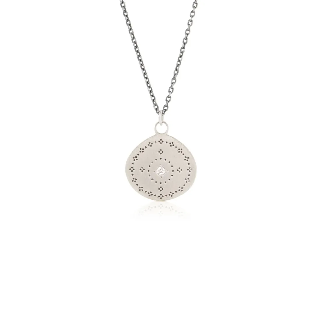 Silver Nostalgia Diamond Pendant
