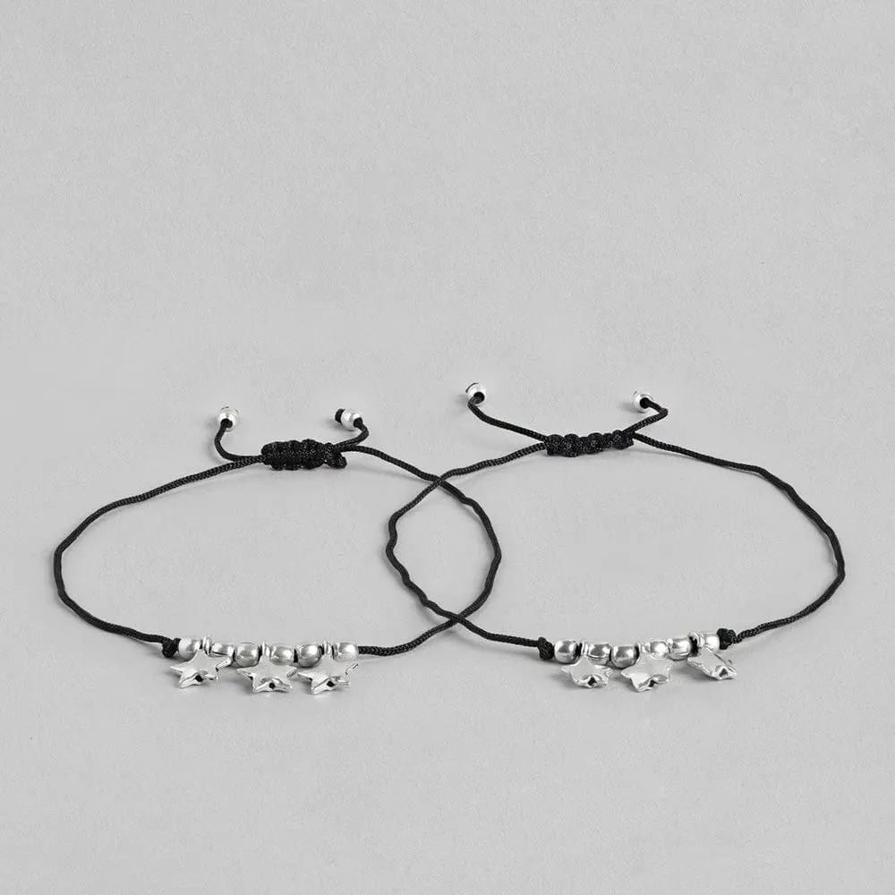 Silver Star Anklet