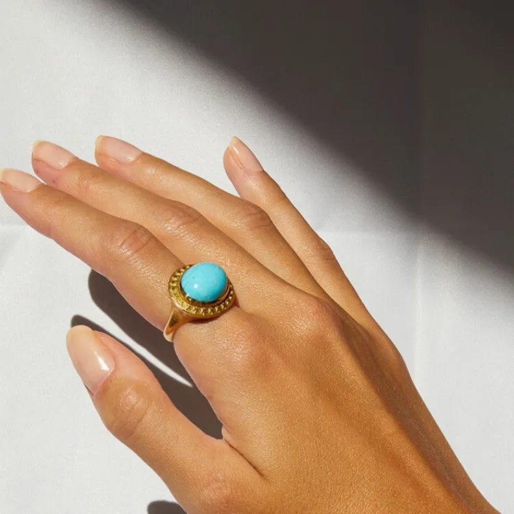 Sleeping Beauty Star Cocktail Ring