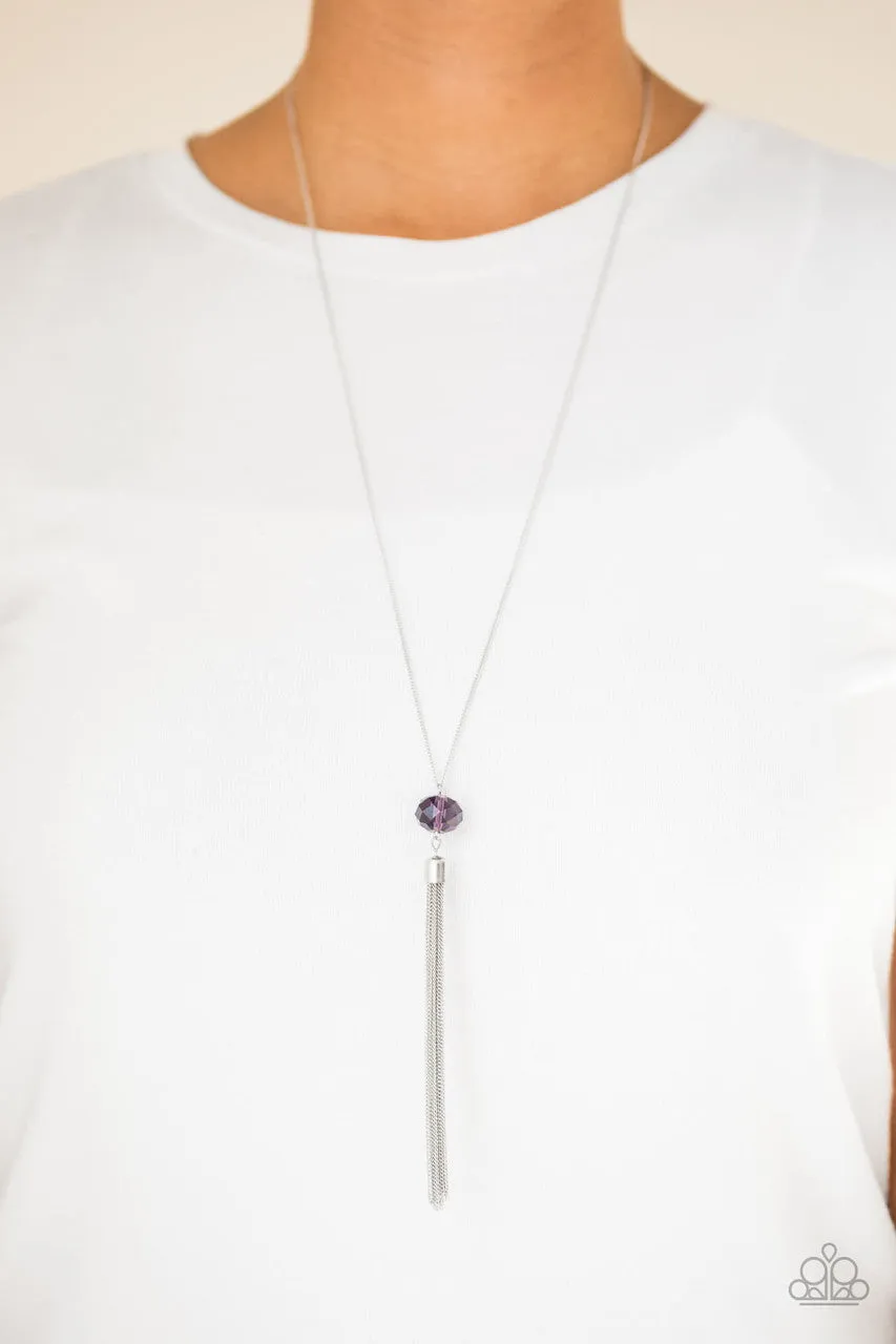 Socialite of the Season Purple Paparazzi Necklace