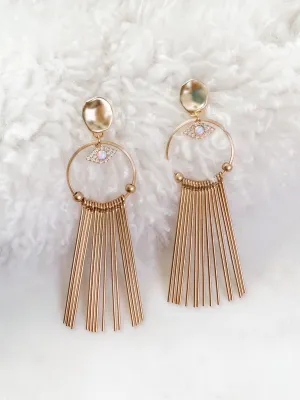 Soteria - Evil Eye Opal Earrings