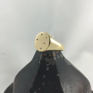 Southern Cross  14mm x 12mm  -  9 Carat Yellow Gold Signet Ring