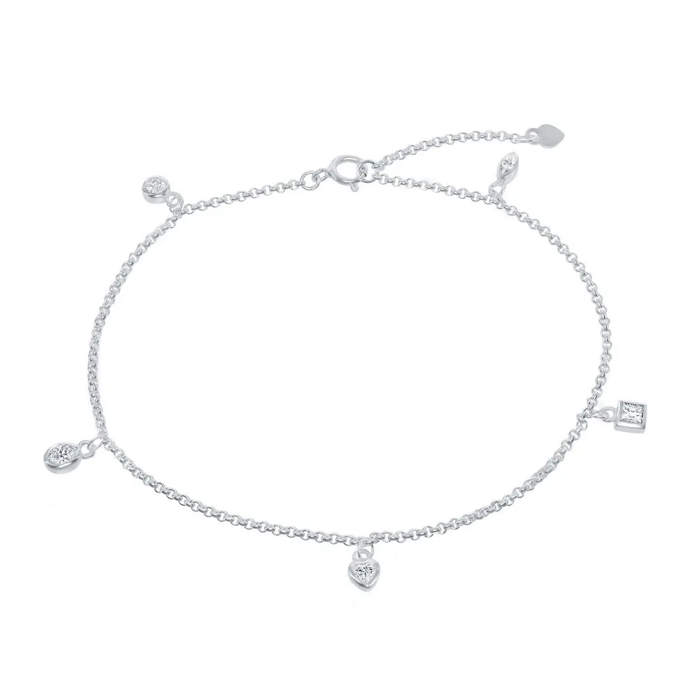 Sparkle Charm Shaker Anklet