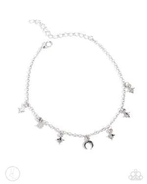 Stargazing Night - Silver - Anklet