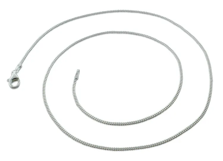 Sterling Silver Curb Chains 1.2MM