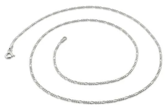 Sterling Silver Figaro Chain 1.4mm