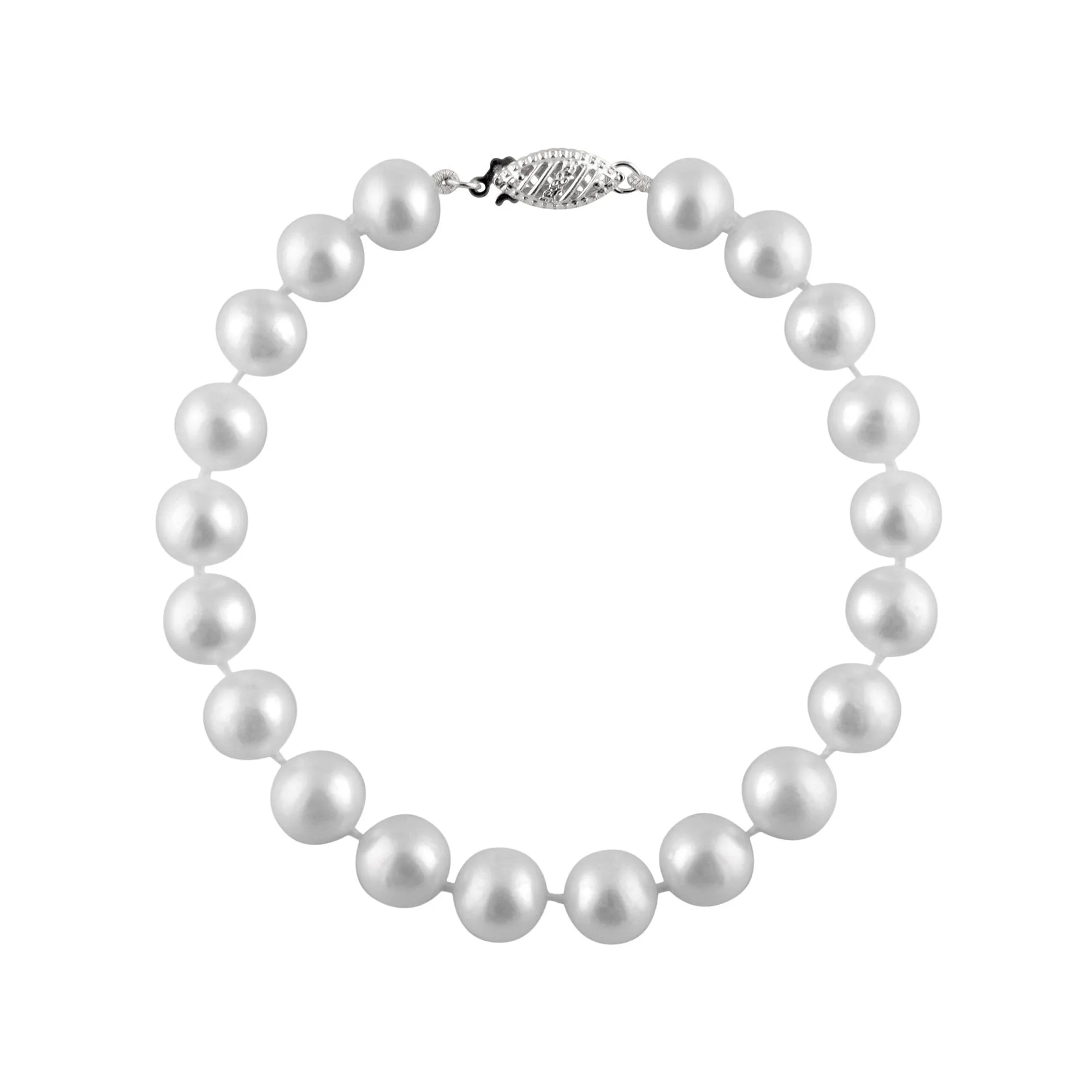Sterling Silver Freshwater Pearl Bracelet 7.25"