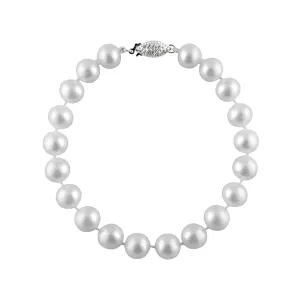 Sterling Silver Freshwater Pearl Bracelet 7.25"