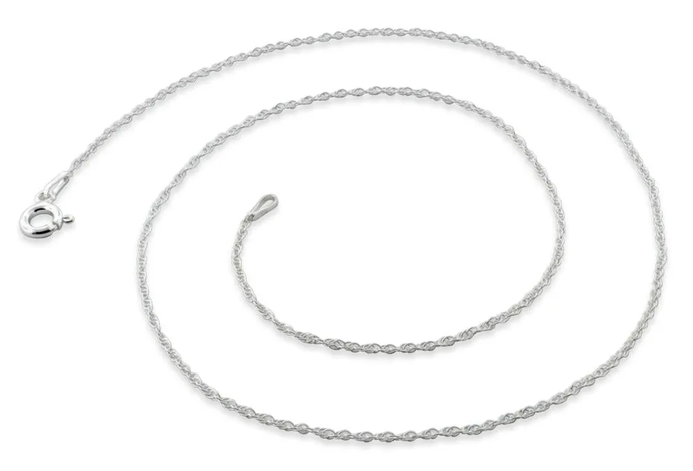 Sterling Silver Rope Chain 1.05 MM