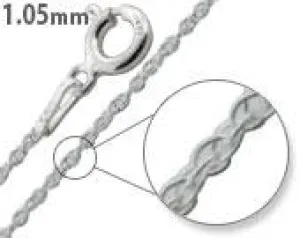 Sterling Silver Rope Chain 1.05 MM