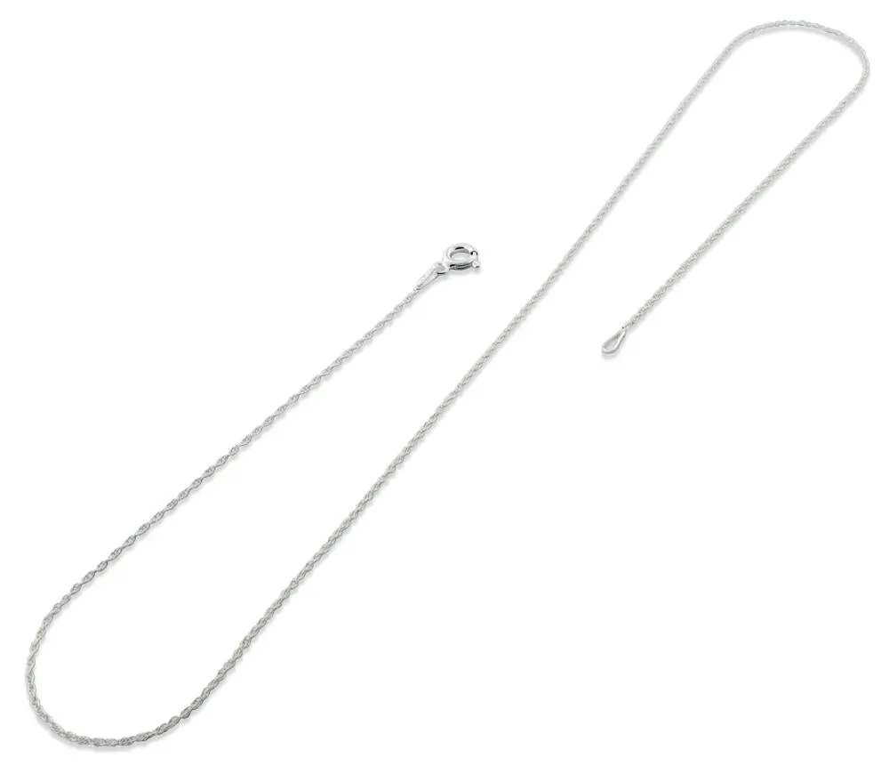 Sterling Silver Rope Chain 1.05 MM