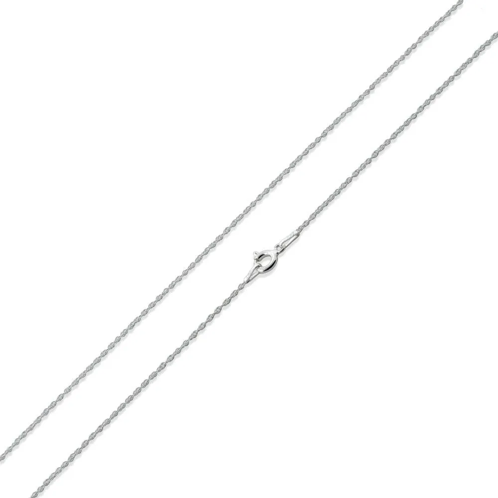 Sterling Silver Rope Chain 1.05 MM