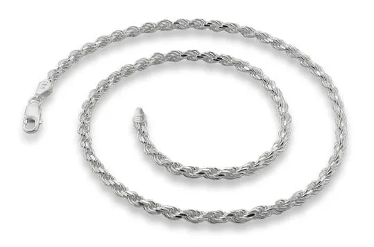 Sterling Silver Rope Chain 3.2MM