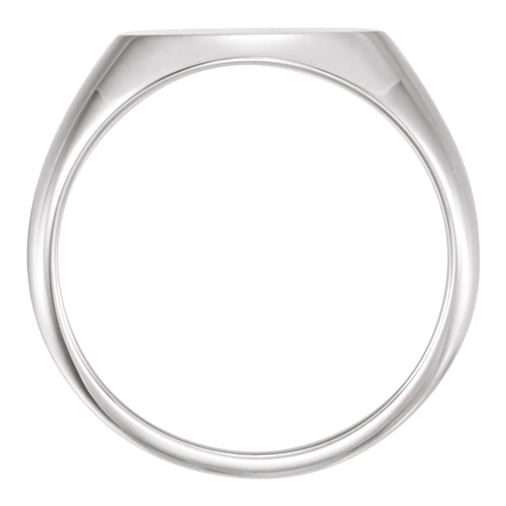 Sterling Silver Signet Ring, Size 11