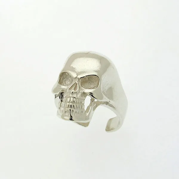 Sterling Silver Skull Ring - Biker Rings - Symbolic Gift